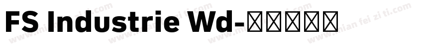 FS Industrie Wd字体转换